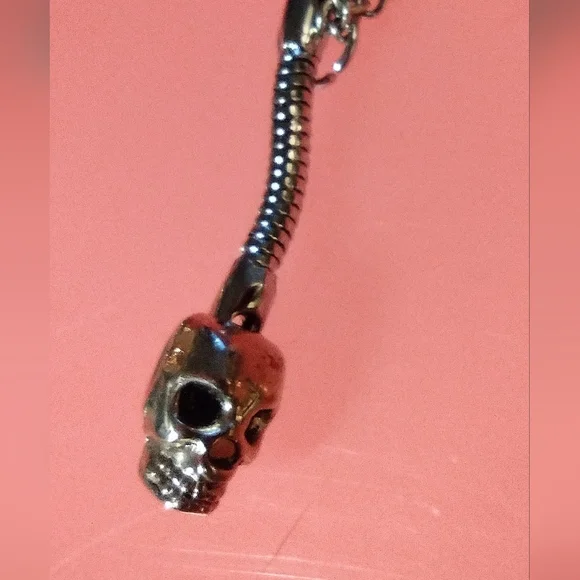 Custom Designed Skull Necklace - Picture 2 of 2
